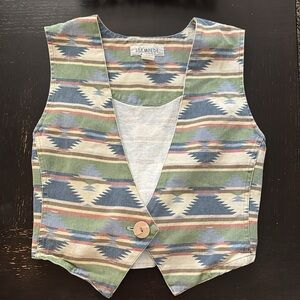 Women's Multicolor Patterned Vest